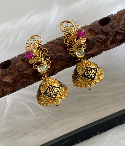 Unique Matte Finish Kemp Jhumkka-dj07897