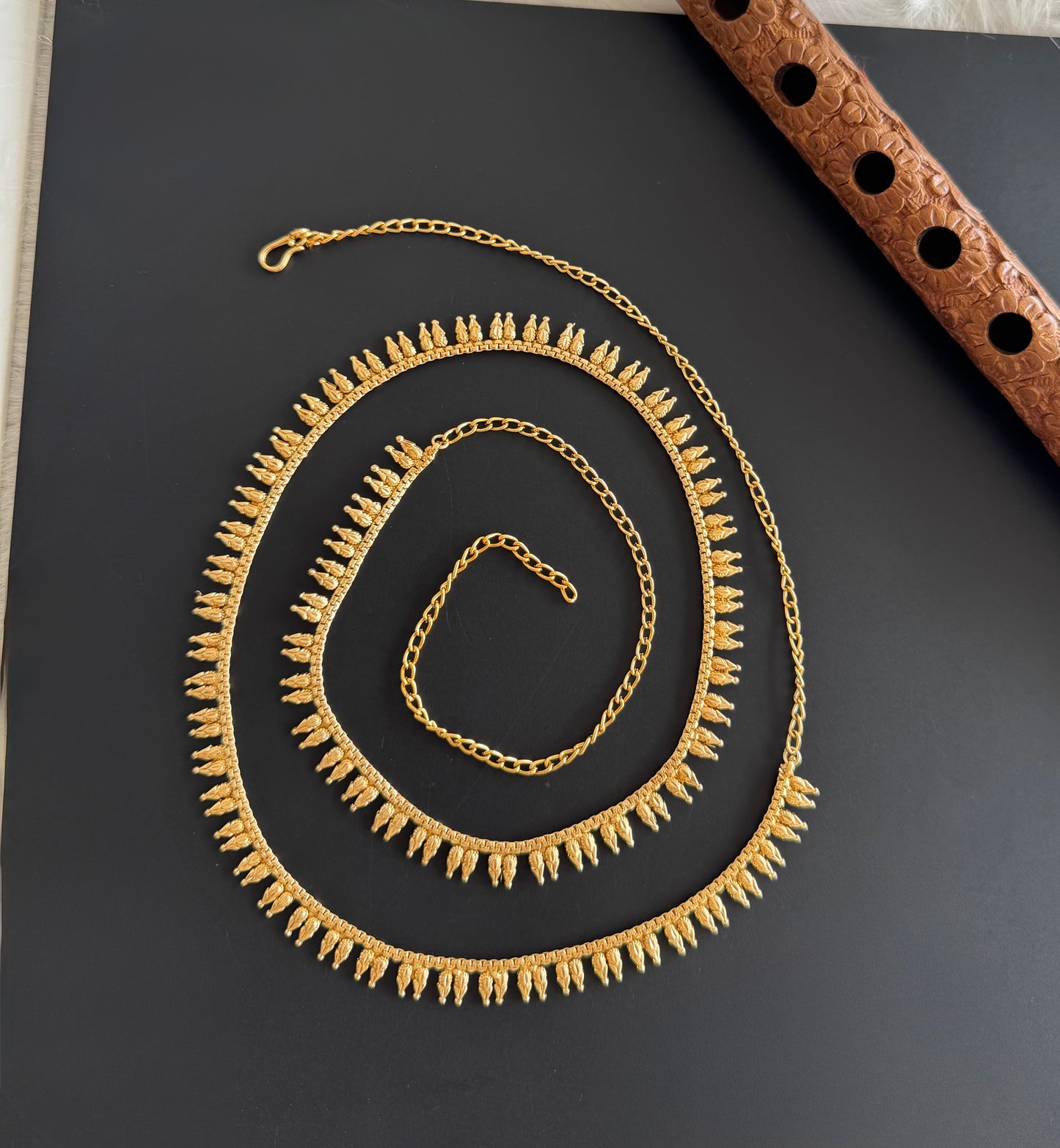 Antique gold tone hip/waist chain dj-51386