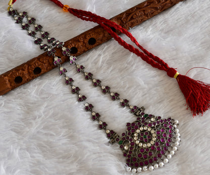 Black finish AD precious kemp pearl peacock haar Dj-52300