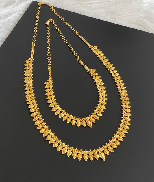 Gold tone flower combo set dj-54293