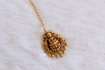Antique gold tone lakshmi tikka dj-52985