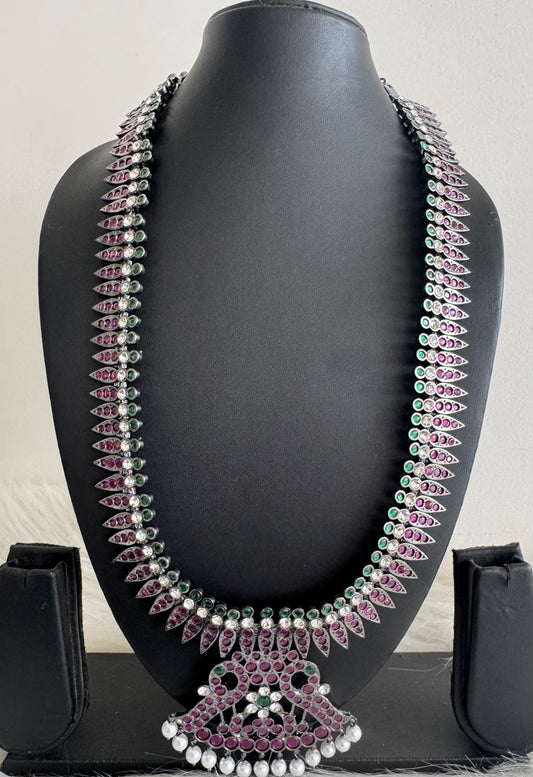 Black finish precious kemp pearl mulla mottu haar Dj-51166