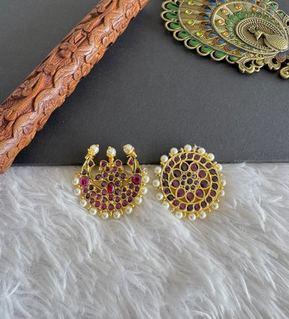 Gold tone precious kemp sun moon hair jewel dj-52292