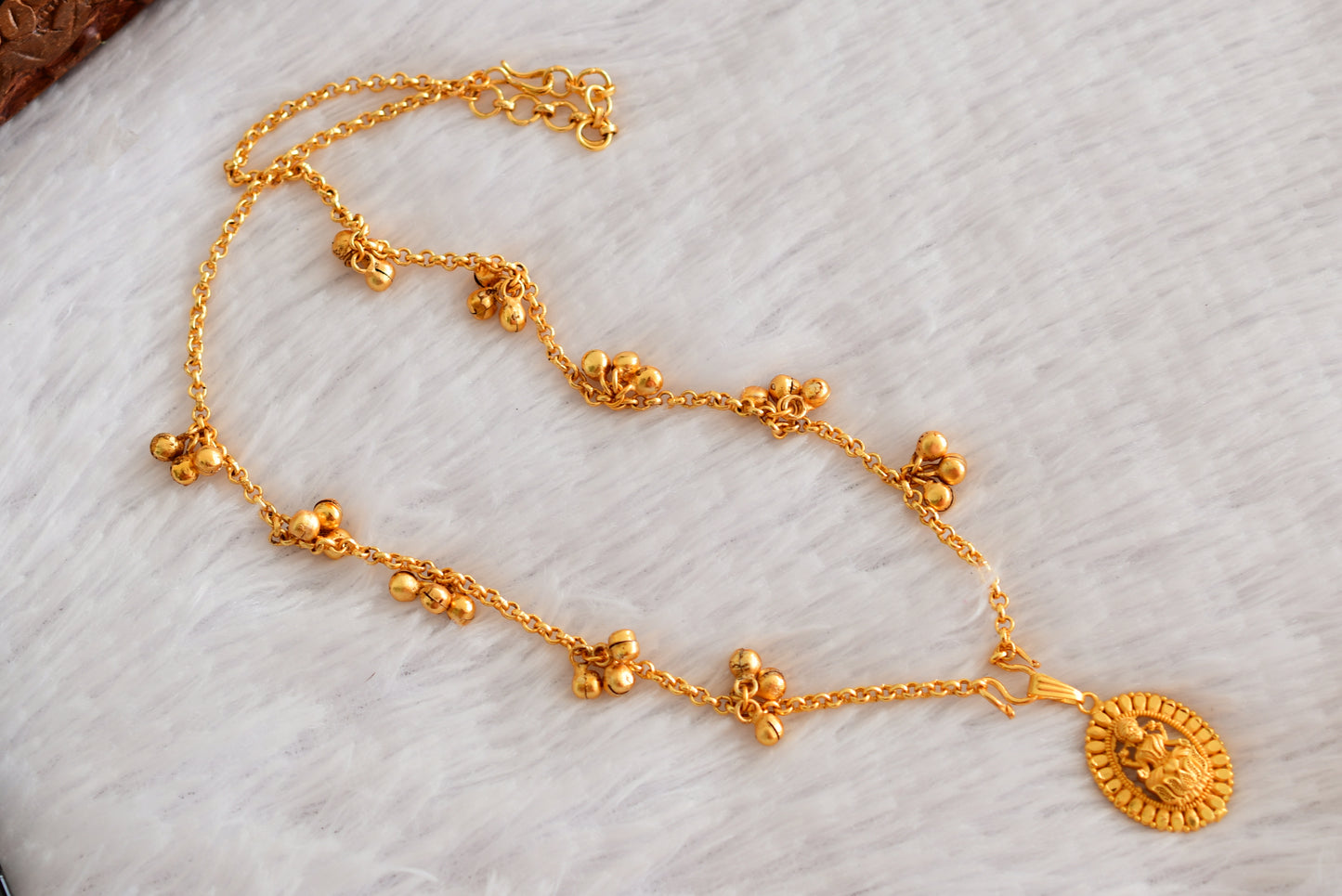 Matte finish Lakshmi gungroo chain dj-52208