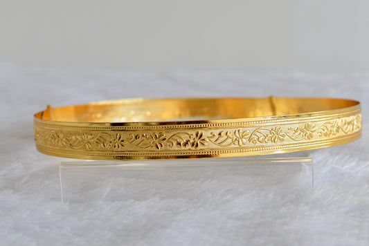 Gold tone floral waist band Dj-52186