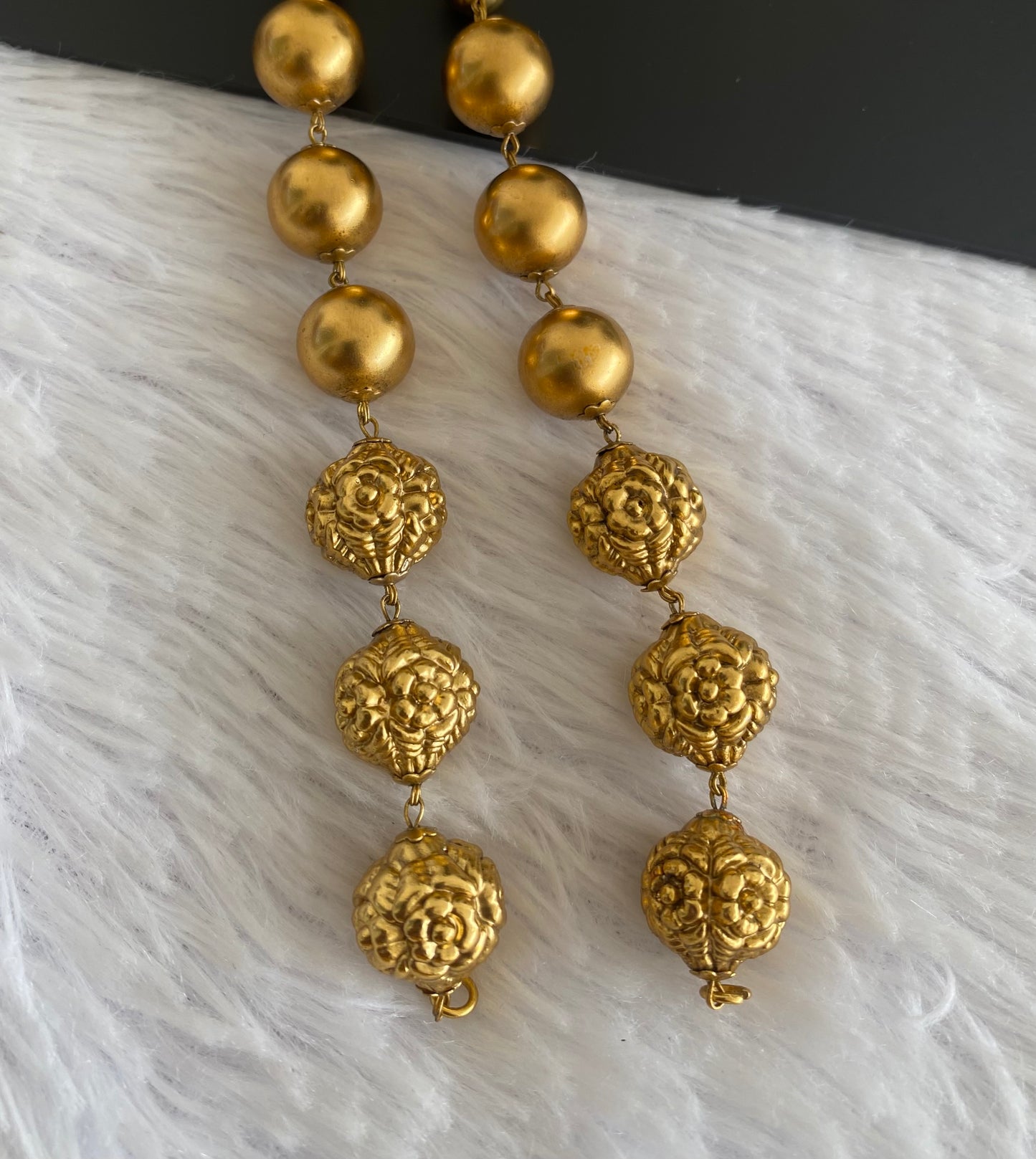 Matte finish Nakshi beaded chain for pendants dj-46208