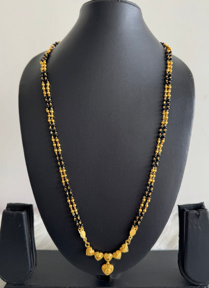 Gold tone 24 inches karimani chain with heart pendant dj-51270