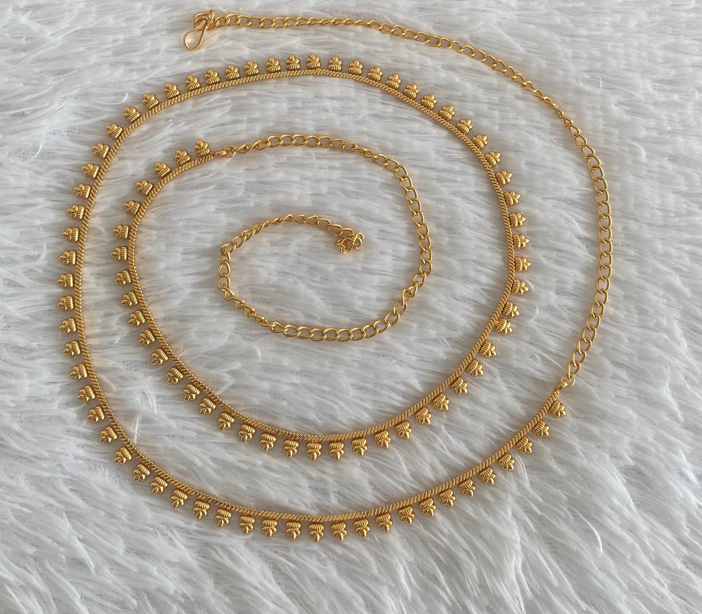 Antique gold tone hip/waist chain dj-54395