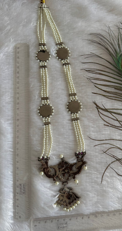 Black finish precious kemp pearl peacock haar Dj-51757