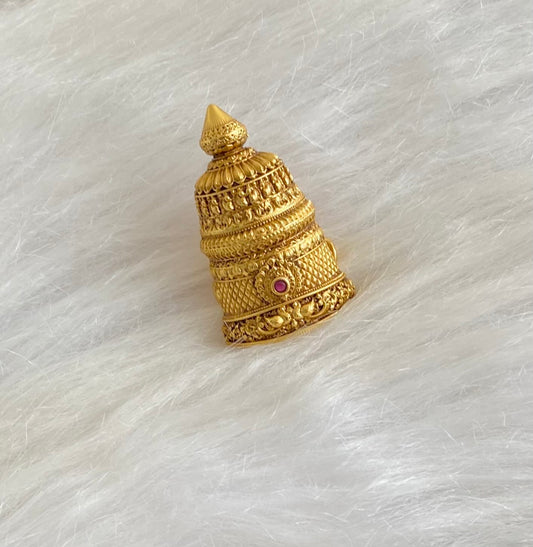 Antique gold tone nakshi crown/kreedam dj-54467