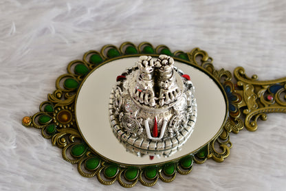 Silver tone Shri Thirumal padham dj-52328