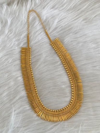 Gold tone kerala style mulla mottu haar dj-54528