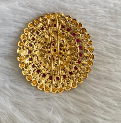 Antique gold tone kemp round hair jewel (rakodi) dj-53634