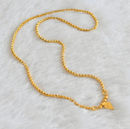 Gold tone chian with om pendant dj-53098