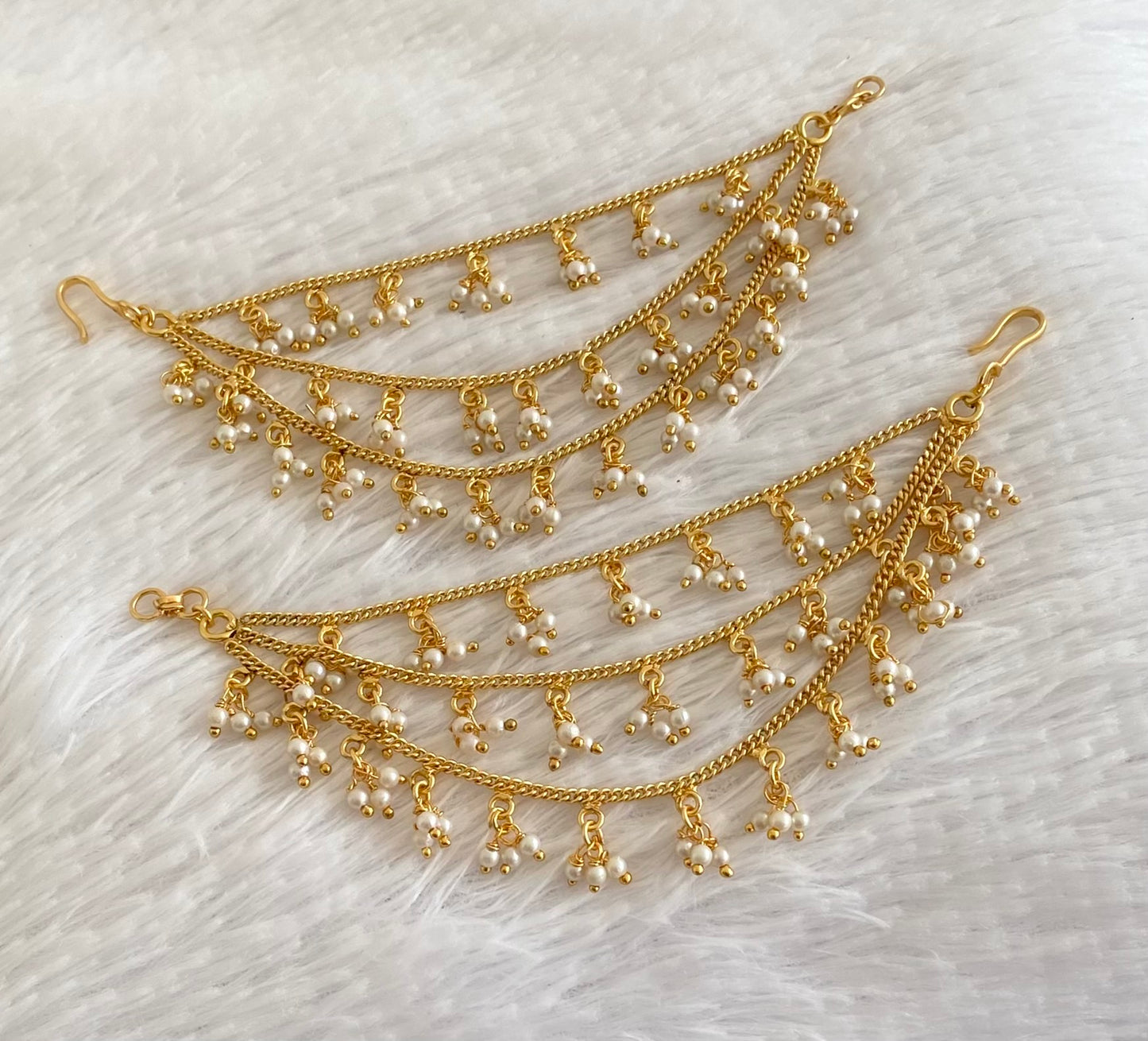 Matte finish pearl multi layer ear side chain dj-54052