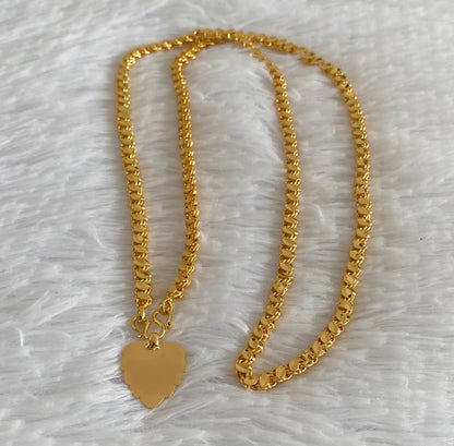 Gold tone 24 inches chain with om pendant dj-54382