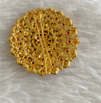Antique gold tone kemp round hair jewel(rakodi)dj-53624