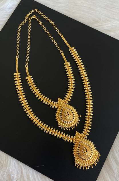 Gold tone lakshmi combo set dj-54283