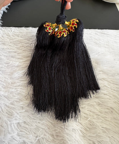 Gold tone kemp pearl mango kuppulu (Hair accessory) dj-52761