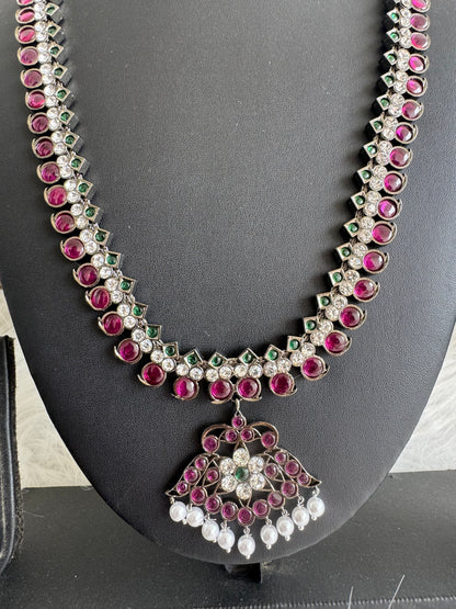 Black finish AD precious kemp mango haar dj-51034