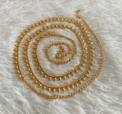 Antique gold tone hip/waist chain dj-54398