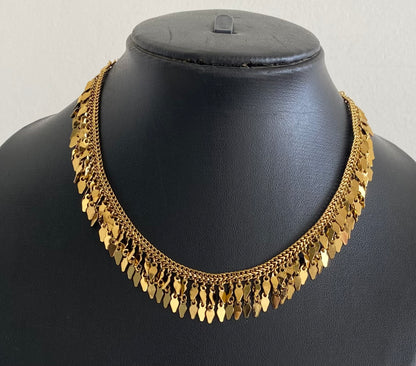 Mehendhi finish kerala style elakka choker necklace dj-54101