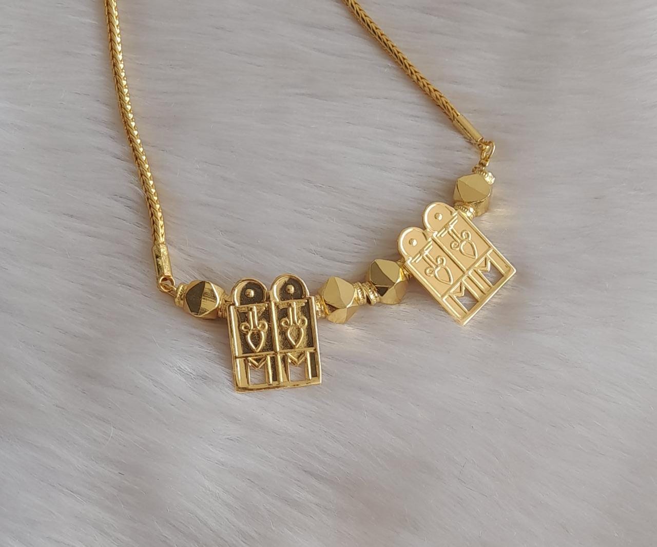 Gold tone keelpoo mangalyam dj-42559