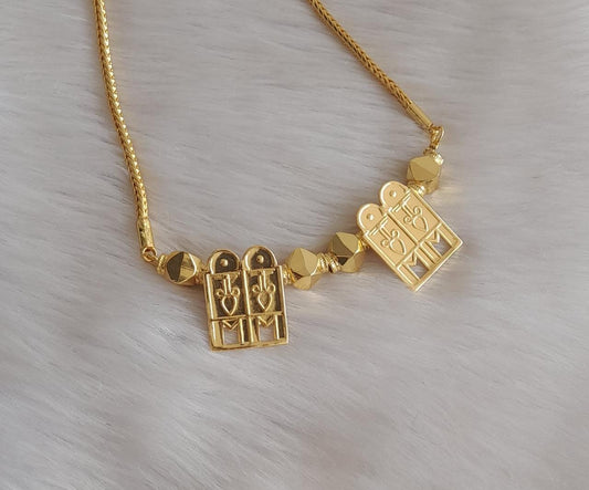 Gold tone keelpoo mangalyam dj-42559