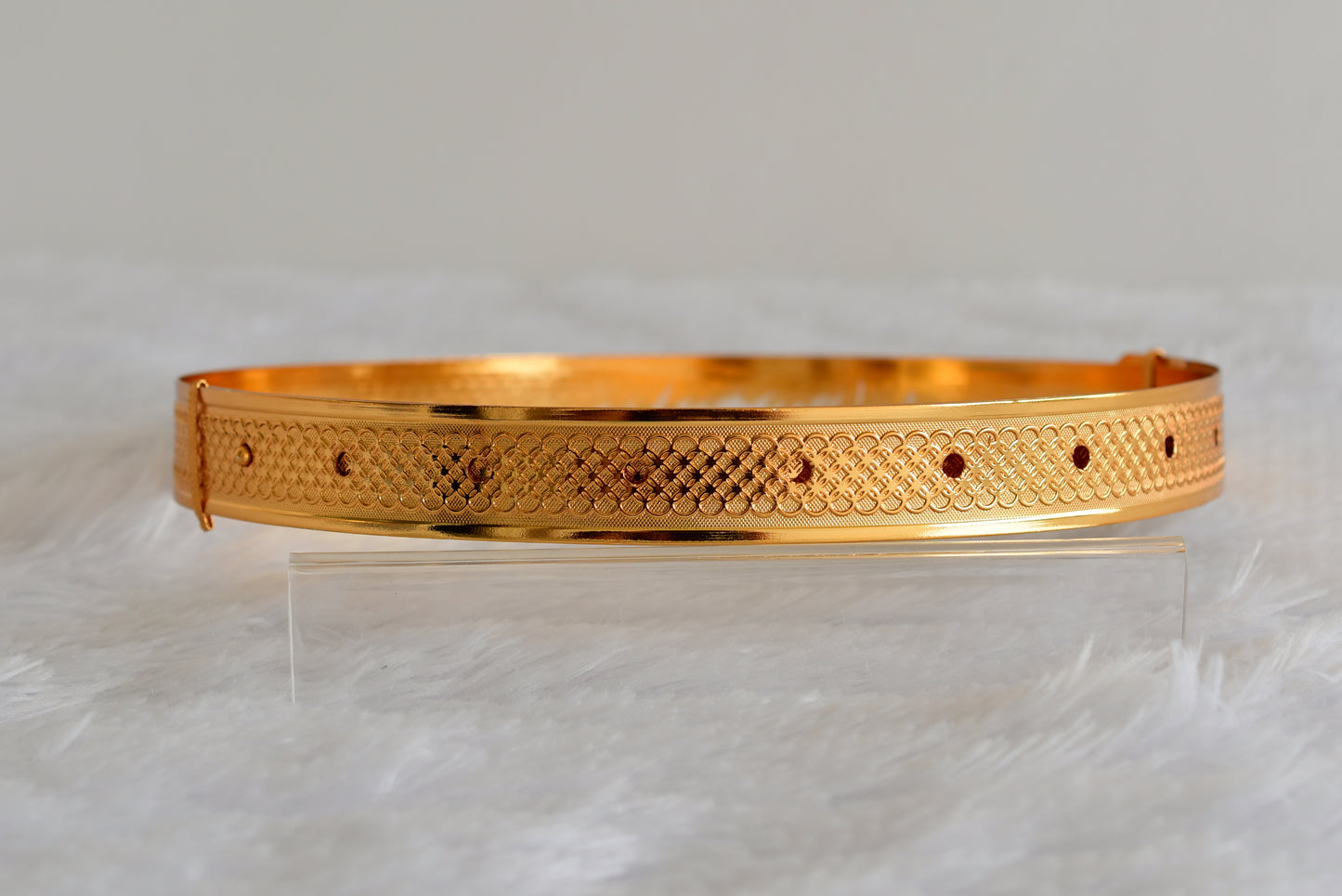 Matte gold tone waist band Dj-52187