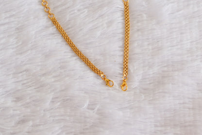 Antique gold tone necklace back chain dj-52429