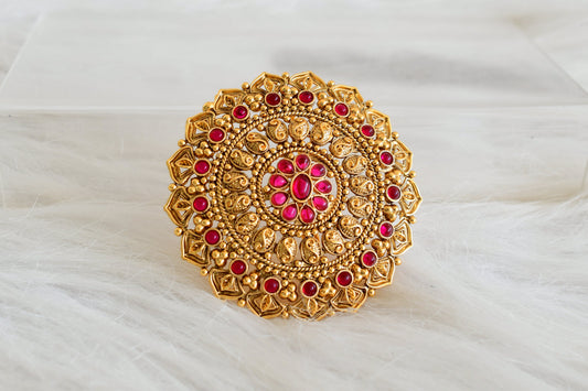 Antique gold tone kemp round hair jewel(rakodi)dj-53624