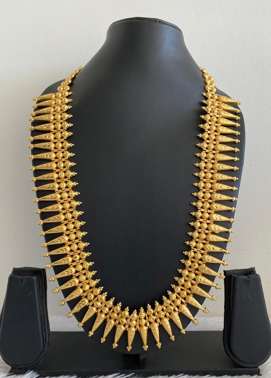 Gold look alike kerala style haar dj-35545