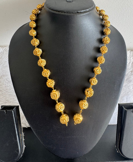 Matte finish Nakshi beaded chain for pendants dj-51458
