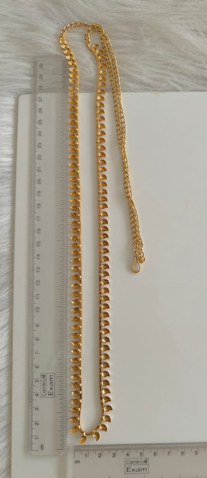 Antique gold tone mango hip/waist chain dj-51382