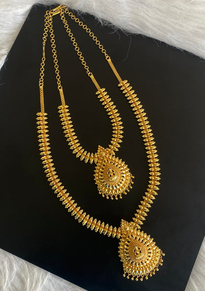Gold tone lakshmi combo set dj-54283