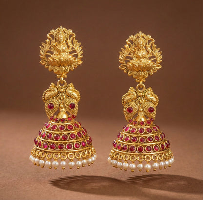 Antique kemp Lakshmi jhumkka dj-35029