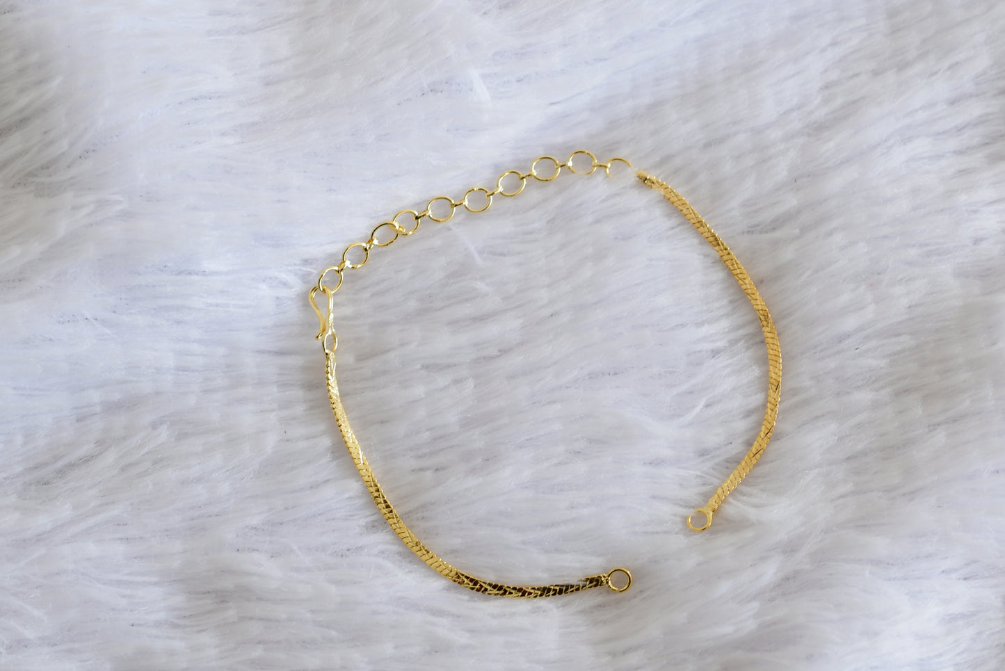 Gold-tone necklace back-chain dj-52431