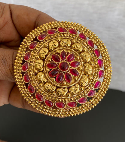 Antique gold tone kemp round hair jewel(rakodi)dj-53618