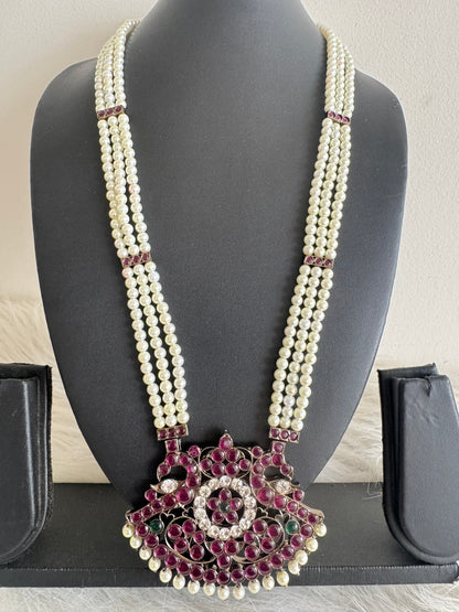 Black finish precious kemp pearl peacock haar Dj-51165