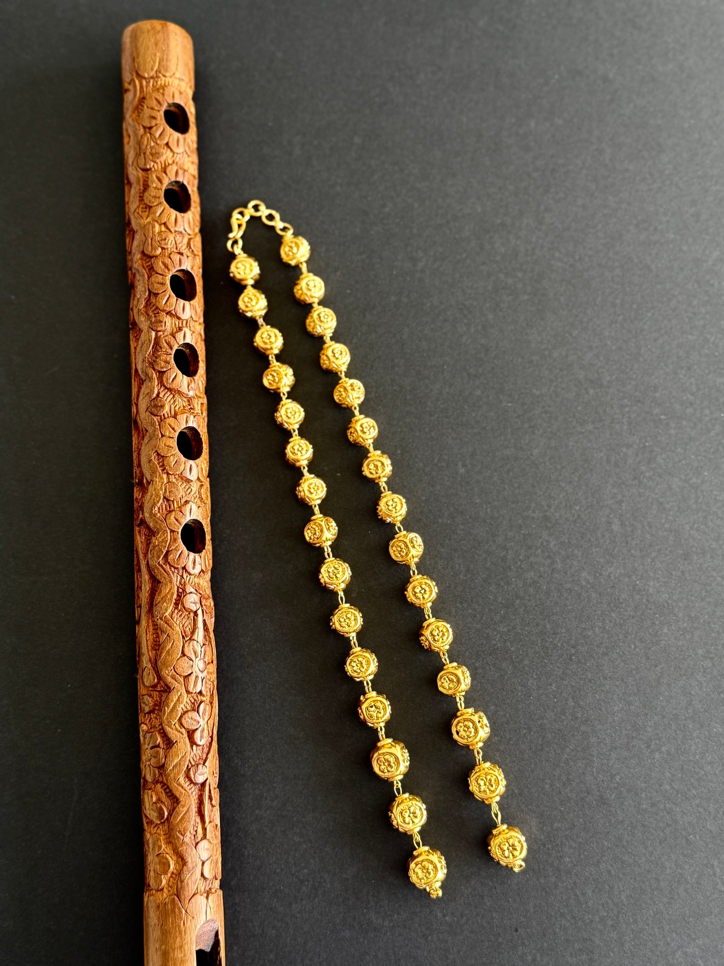 Matte finish Nakshi beaded chain for pendants dj-51458