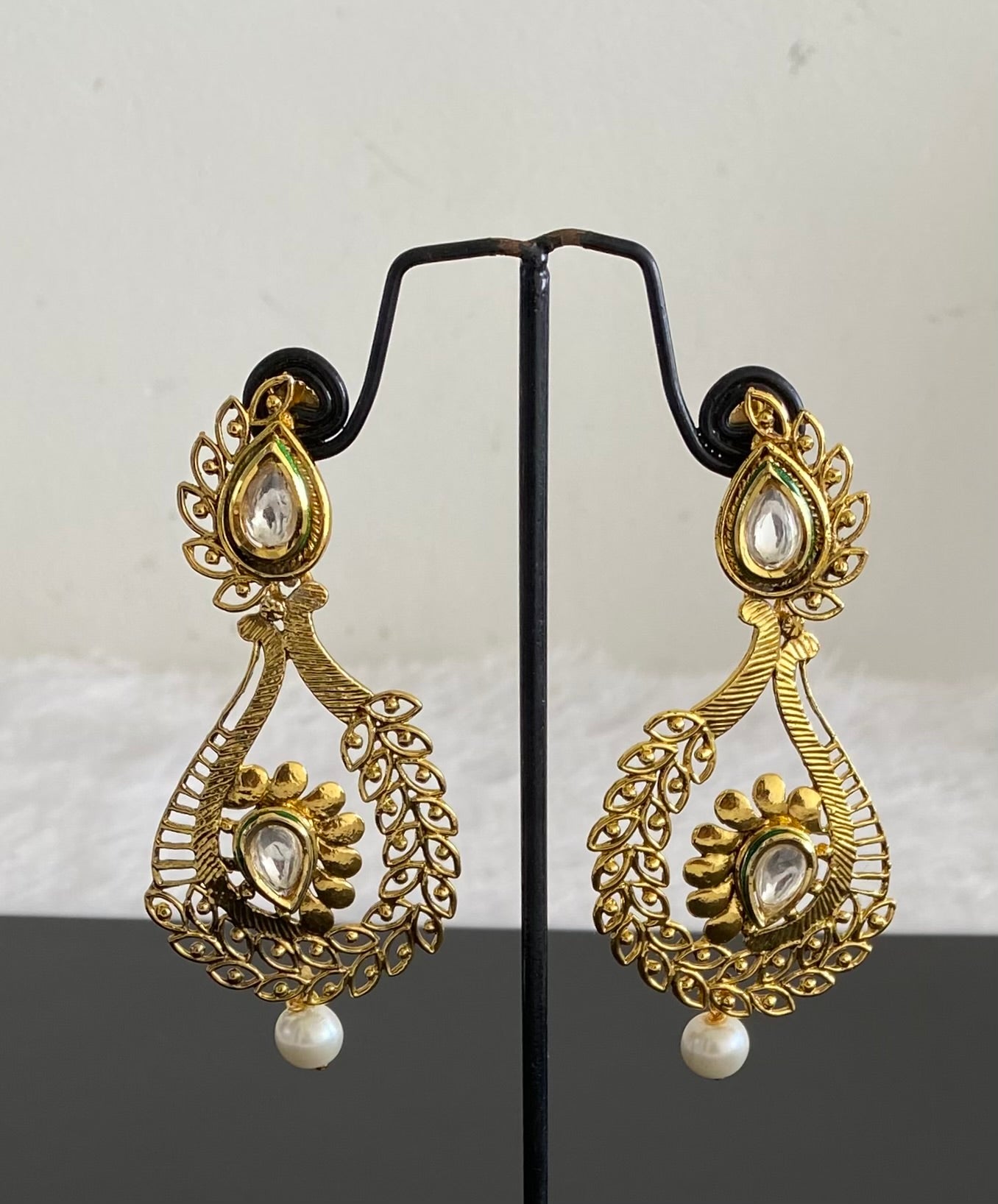 Beautiful Antique Kundan Designer Earrings DJ29426