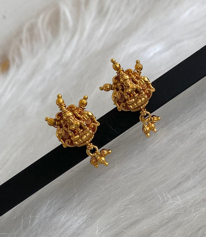 Matte finish lakshmi stud/earrings dj-54699