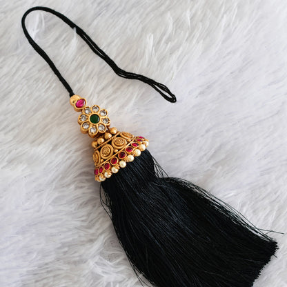 Matt finish kemp-green kuppulu (Hair accessory) dj-52339