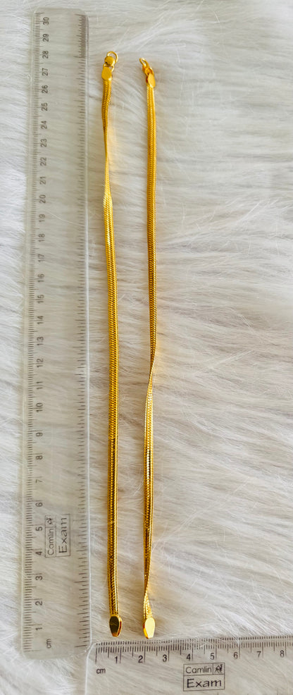 Gold tone 10.5 inches anklets dj-51301