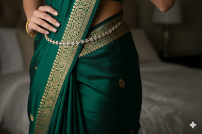 Two tone flower waist chain dj-52198