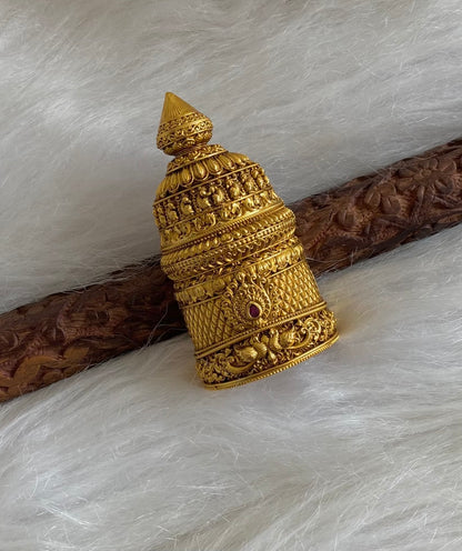 Antique gold tone nakshi crown/kreedam dj-54469