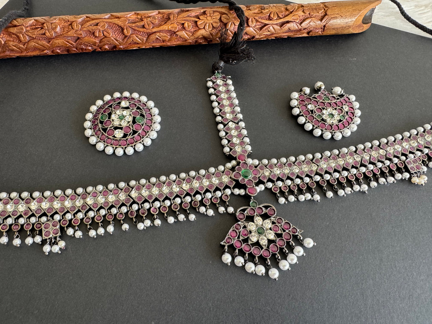 Black finish precious kemp pearl head set/tikka dj-52275