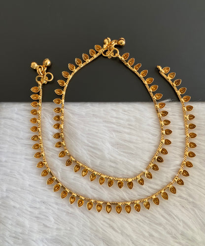 Antique gold tone anklets set dj-53200