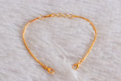 Gold tone back chain dj-51942