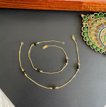 Gold tone 10.5 inches anklets dj-51309